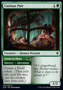 Curious Pair // Treats to Share⁣ - Throne of Eldraine⁣ (Common)⁣ [150]