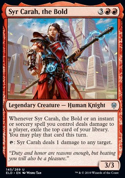 Syr Carah, the Bold⁣ - Throne of Eldraine⁣ (Uncommon)⁣ [145]