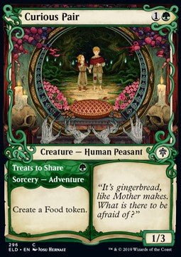 Curious Pair // Treats to Share⁣ - Throne of Eldraine: Extras⁣ (Common)⁣ [296]