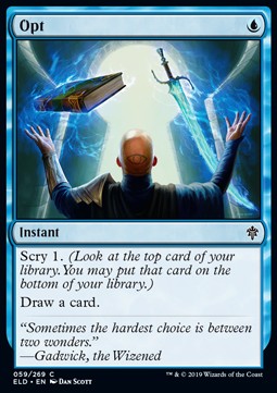 Opt⁣ - Throne of Eldraine⁣ (Common)⁣ [59]