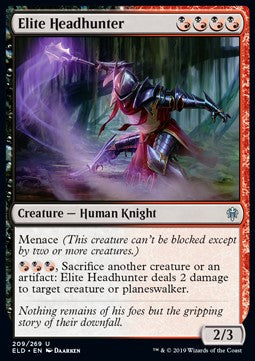 Elite Headhunter⁣ - Throne of Eldraine⁣ (Uncommon)⁣ [209]
