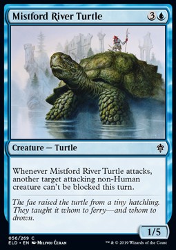 Mistford River Turtle⁣ - Throne of Eldraine⁣ (Common)⁣ [56]