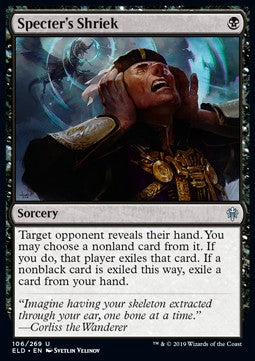 Specter's Shriek⁣ - Throne of Eldraine⁣ (Uncommon)⁣ [106]