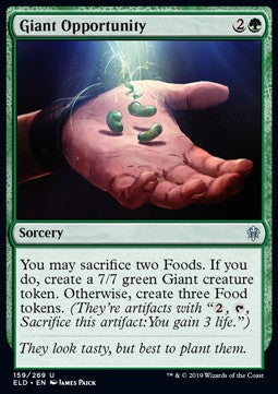 Giant Opportunity⁣ - Throne of Eldraine⁣ (Uncommon)⁣ [159]