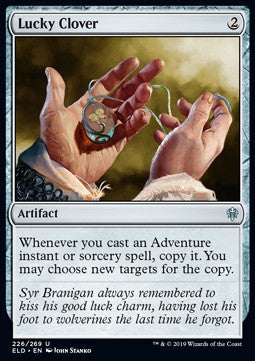 Lucky Clover⁣ - Throne of Eldraine⁣ (Uncommon)⁣ [226]