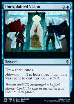 Unexplained Vision⁣ - Throne of Eldraine⁣ (Common)⁣ [70]