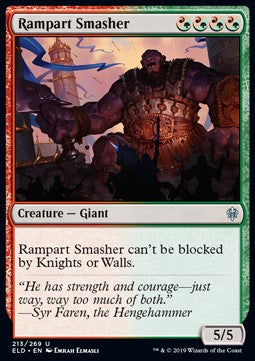 Rampart Smasher⁣ - Throne of Eldraine⁣ (Uncommon)⁣ [213]