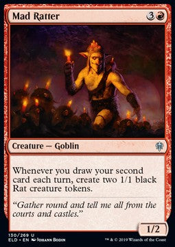 Mad Ratter⁣ - Throne of Eldraine⁣ (Uncommon)⁣ [130]