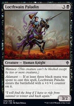 Locthwain Paladin⁣ - Throne of Eldraine⁣ (Common)⁣ [93]