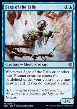 Sage of the Falls⁣ - Throne of Eldraine⁣ (Uncommon)⁣ [63]