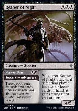 Reaper of Night // Harvest Fear⁣ - Throne of Eldraine⁣ (Common)⁣ [102]