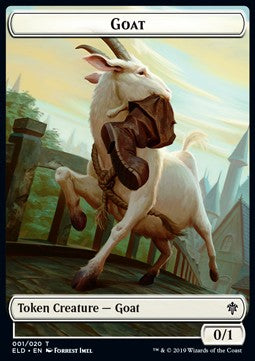 Goat Token (White 0/1)⁣ - Throne of Eldraine: Extras⁣ (Token)⁣ [T01]
