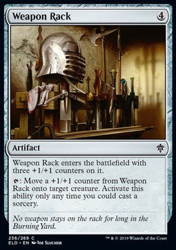 Weapon Rack⁣ - Throne of Eldraine⁣ (Common)⁣ [236]