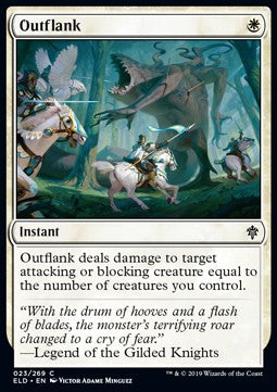 Outflank⁣ - Throne of Eldraine⁣ (Common)⁣ [23]