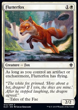 Flutterfox⁣ - Throne of Eldraine⁣ (Common)⁣ [12]