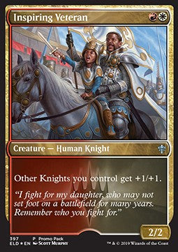 Inspiring Veteran⁣ - Throne of Eldraine: Promos⁣ (Uncommon)⁣ [397]