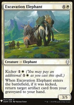 Excavation Elephant⁣ - Mystery Booster⁣ (Common)⁣ [17]