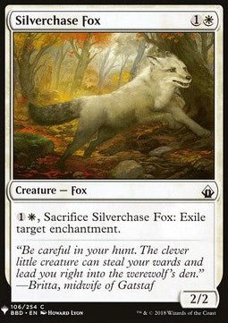Silverchase Fox⁣ - Mystery Booster⁣ (Common)⁣ [106]