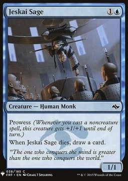 Jeskai Sage⁣ - Mystery Booster⁣ (Common)⁣ [38]
