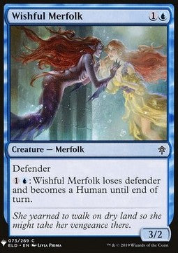 Wishful Merfolk⁣ - Mystery Booster⁣ (Common)⁣ [73]