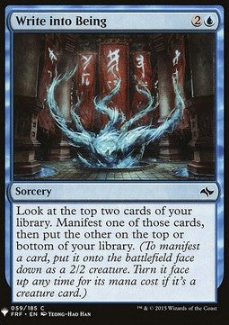 Write into Being⁣ - Mystery Booster⁣ (Common)⁣ [59]