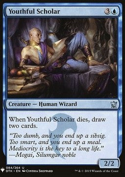 Youthful Scholar⁣ - Mystery Booster⁣ (Uncommon)⁣ [84]