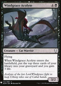 Windgrace Acolyte⁣ - Mystery Booster⁣ (Common)⁣ [112]