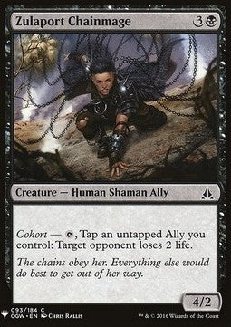 Zulaport Chainmage⁣ - Mystery Booster⁣ (Common)⁣ [93]