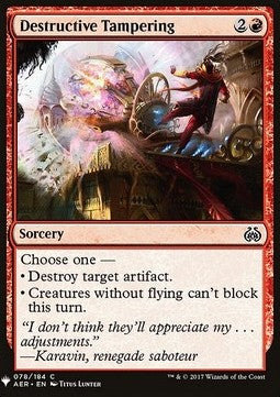Destructive Tampering⁣ - Mystery Booster⁣ (Common)⁣ [78]