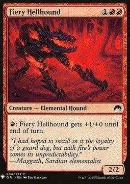 Fiery Hellhound⁣ - Mystery Booster⁣ (Common)⁣ [284]