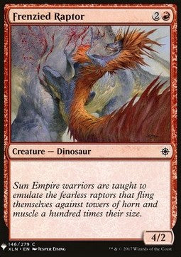 Frenzied Raptor⁣ - Mystery Booster⁣ (Common)⁣ [146]