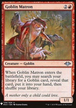 Goblin Matron⁣ - Mystery Booster⁣ (Uncommon)⁣ [129]