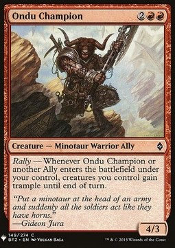 Ondu Champion⁣ - Mystery Booster⁣ (Common)⁣ [149]