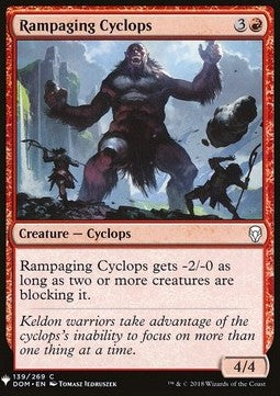 Rampaging Cyclops⁣ - Mystery Booster⁣ (Common)⁣ [139]