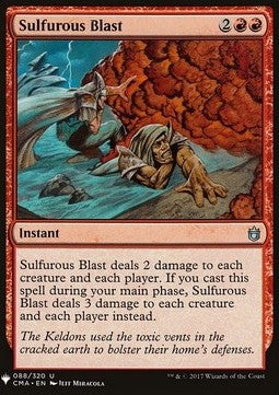 Sulfurous Blast⁣ - Mystery Booster⁣ (Uncommon)⁣ [88]