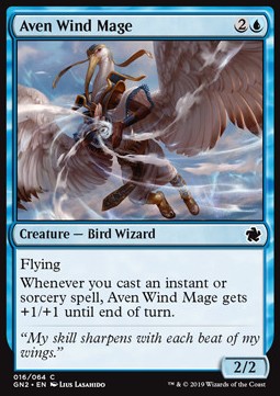 Aven Wind Mage⁣ - Game Night 2019⁣ (Common)⁣ [16]