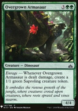 Overgrown Armasaur⁣ - Mystery Booster⁣ (Common)⁣ [141]