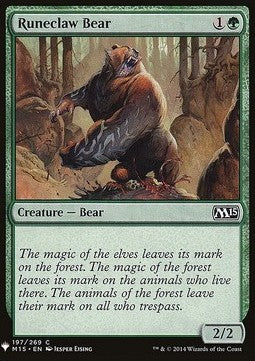 Runeclaw Bear⁣ - Mystery Booster⁣ (Common)⁣ [197]