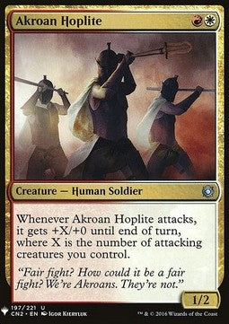 Akroan Hoplite⁣ - Mystery Booster⁣ (Uncommon)⁣ [197]