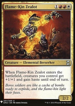 Flame-Kin Zealot⁣ - Mystery Booster⁣ (Uncommon)⁣ [201]