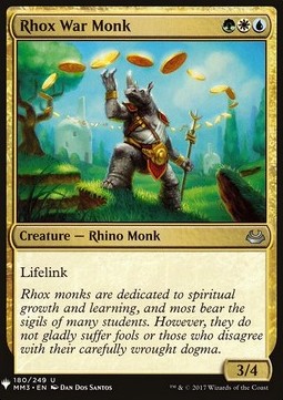Rhox War Monk⁣ - Mystery Booster⁣ (Uncommon)⁣ [180]
