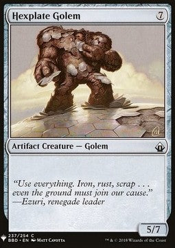 Hexplate Golem⁣ - Mystery Booster⁣ (Common)⁣ [237]