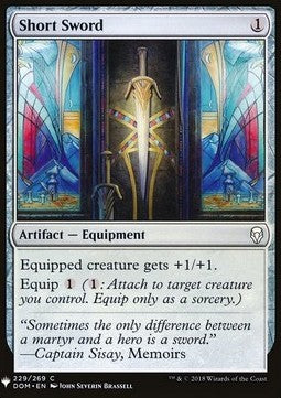 Short Sword⁣ - Mystery Booster⁣ (Common)⁣ [229]