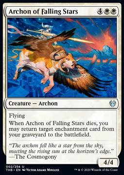 Archon of Falling Stars⁣ - Theros Beyond Death⁣ (Uncommon)⁣ [2]