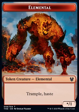 Elemental Token (Red */1) - Theros Beyond Death: Extras (Token) [XTHB-T08]
