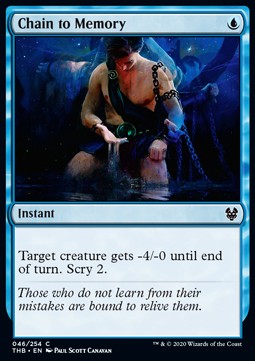Chain to Memory⁣ - Theros Beyond Death⁣ (Common)⁣ [46]
