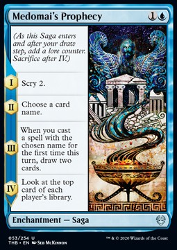 Medomai's Prophecy⁣ - Theros Beyond Death⁣ (Uncommon)⁣ [53]