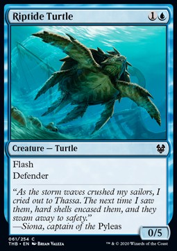 Riptide Turtle⁣ - Theros Beyond Death⁣ (Common)⁣ [61]