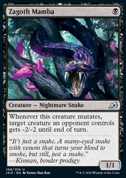 Zagoth Mamba⁣ - Ikoria: Lair of Behemoths⁣ (Uncommon)⁣ [106]