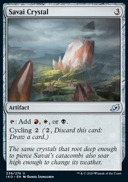 Savai Crystal⁣ - Ikoria: Lair of Behemoths⁣ (Uncommon)⁣ [239]